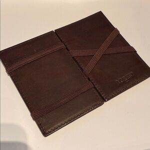 J. Crew Brown Leather Flip Wallet